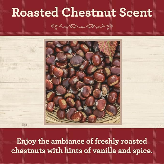 Our Own Candle Company, Roasted Chestnut Scented Mason Jar Candle, 100 Hour Burn Time, 13 Ounces