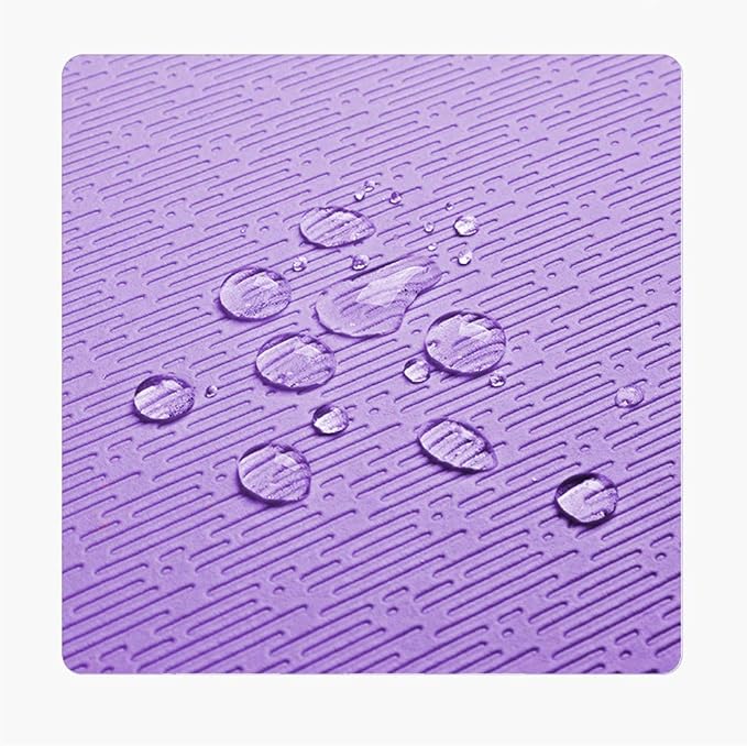 Hatha Yoga Extra Thick TPE Yoga Mat - 72"x 32" Thickness 1/2 Inch -Eco Friendly SGS Certified - With High Density Anti-Tear Exercise Bolster For Home Gym Travel & Floor Outside