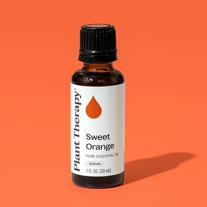 Plant Therapy Sweet Orange Essential Oil 100% Pure, Undiluted, Natural Aromatherapy, Therapeutic Grade 30 mL (1 oz)