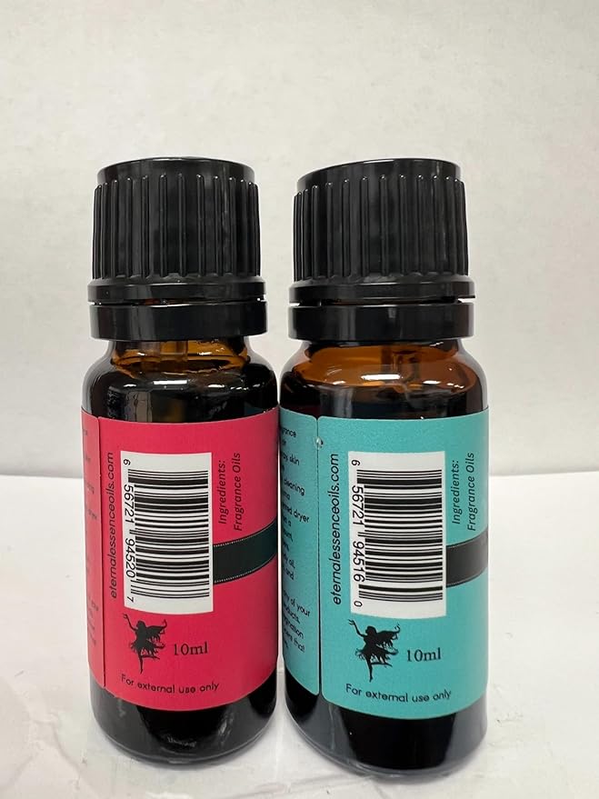 Eternal Essence Oils 2 Pack 10ml Premium Fragrance Oil - Mermaid & Barrier Reef - for Candle, Soap Making, Aromatherapy, Diffusers, Home Care, & Humidifiers