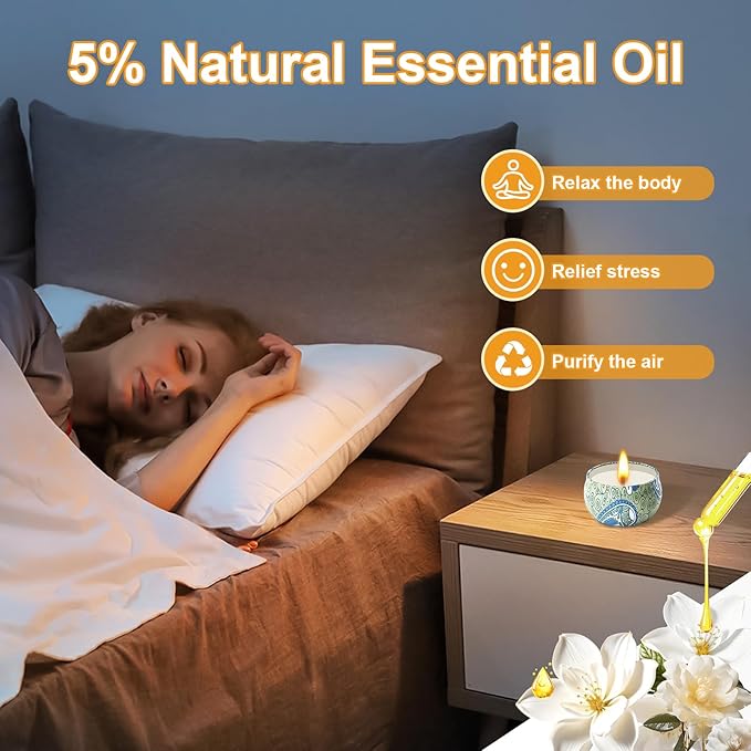Scented Candles Gifts for Women, 12 Pack Natural Soy Candles for Home Scented, Aromatherapy Candle Set Gift for Women, Men, Friends Birthday, Anniversary