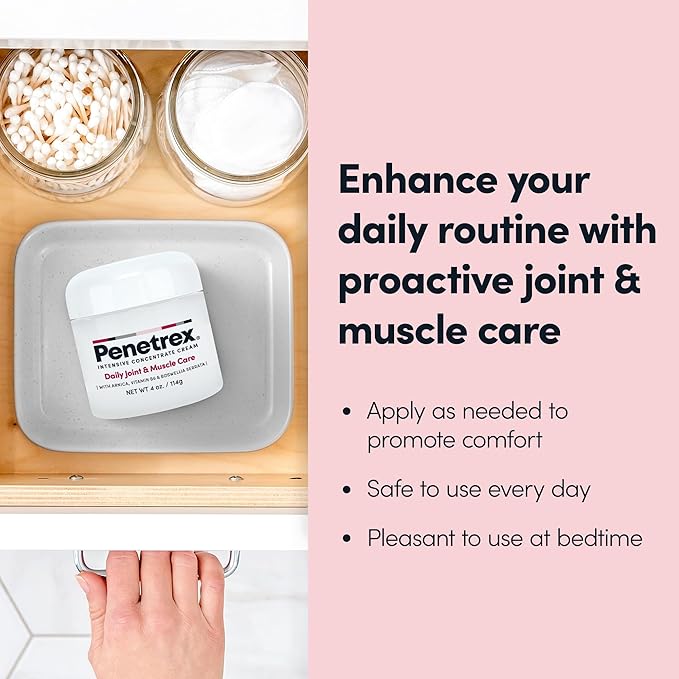 Penetrex Joint & Muscle Therapy Trio - Soothing Comfort for Back, Neck, Hands, Feet - Premium Whole Body, Rub with Arnica, Vitamin B6 MSM & Boswellia - 2oz, 3oz, 4oz