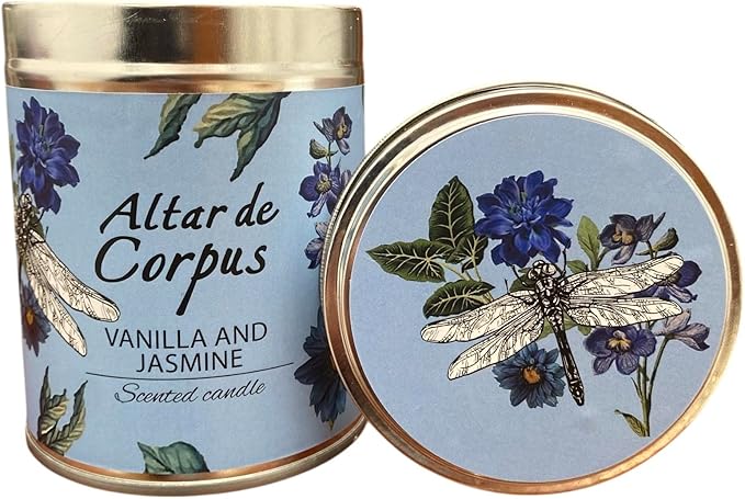14 Oz Strong Scented Candles Long Lasting – Vanilla Jasmine Candle - High End Luxury Candles for Home - Cute Candles for Women - Soy Wax Premium Blend - Decorative Candle for Men Gifts