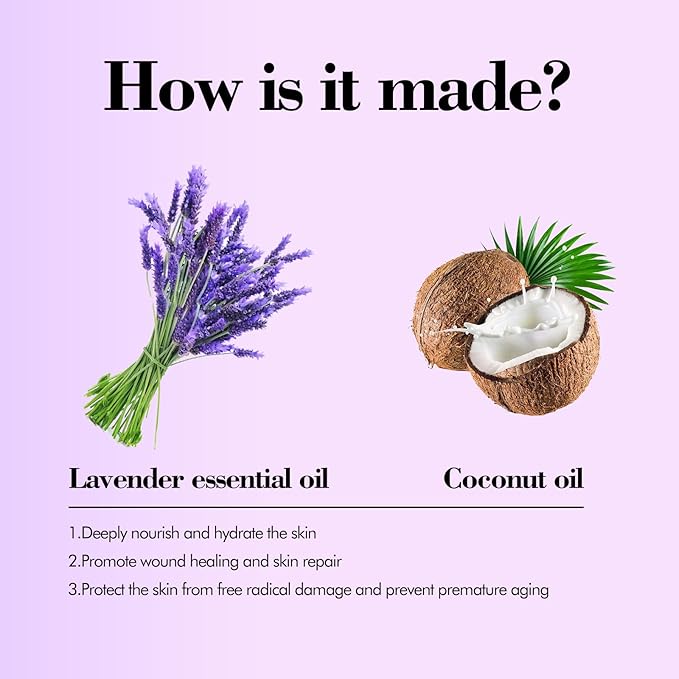 Lavender Essential Oil Roll On for Bedtime & Relaxation, Pre-Diluted with Lavender Oil, Calming Aromatherapy for Pillow, Pulse Points, Skin & Massage, Portable 10mL Rollerball