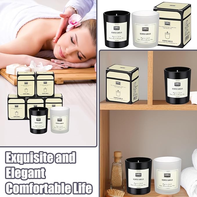 MTLEE 36 Pcs Scented Candles for Home Bulk Jar Candles Gift Set for Women Long Lasting Aromatherapy Candle for Birthday Teacher Thanksgiving Anniversary(Elegant Style)