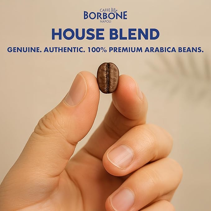 Caffè Borbone House Blend Coffee (40 Count) – Medium Roast, 100% Arabica, Roasted in Italy with Rich and Smooth Taste – Single Serve Coffee Pods Compatible with K-Cup Brewers