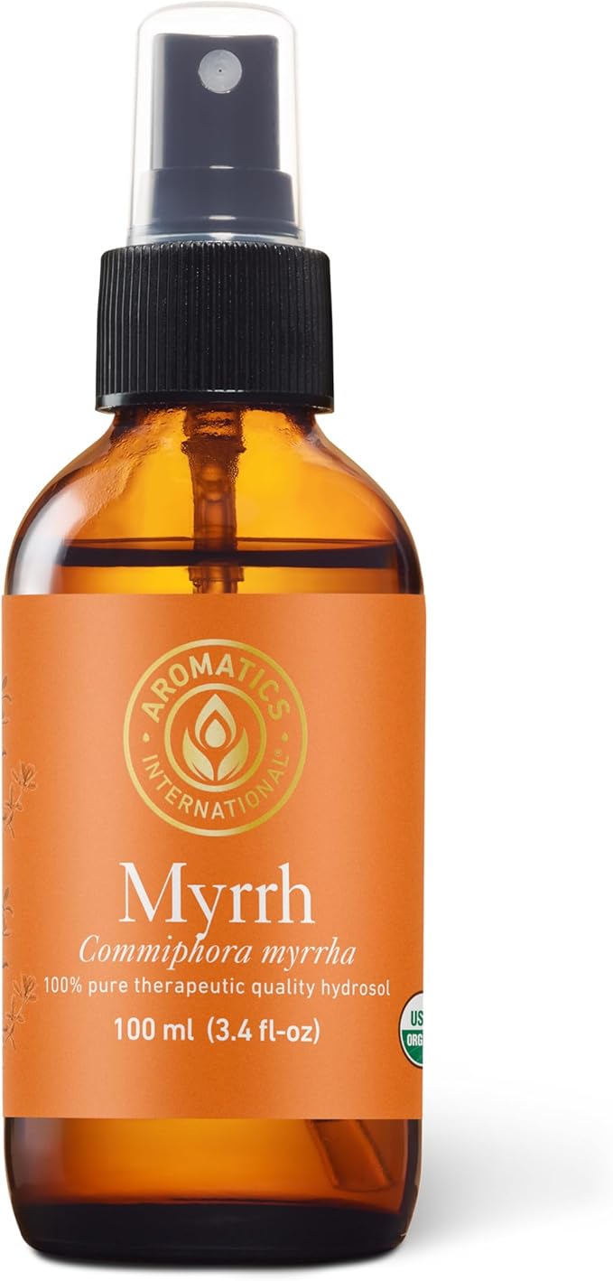 Aromatics International Myrrh Hydrosol 100ml | Resinous Spicy Balsamic Natural Aromatic Mist for Home, Body & Daily Use