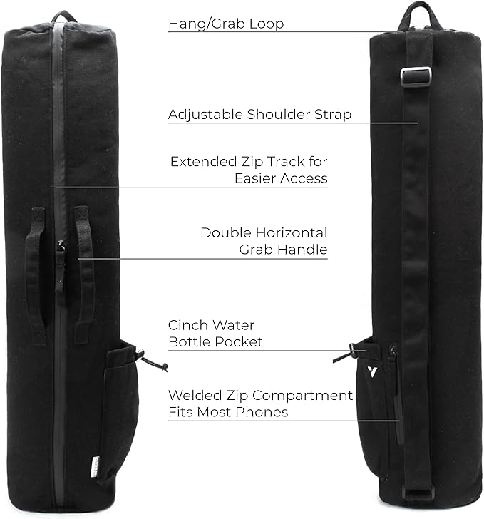 VOORAY 15L Avani Yoga Bag for Retreats & Studio Commutes – Yoga Mat Storage