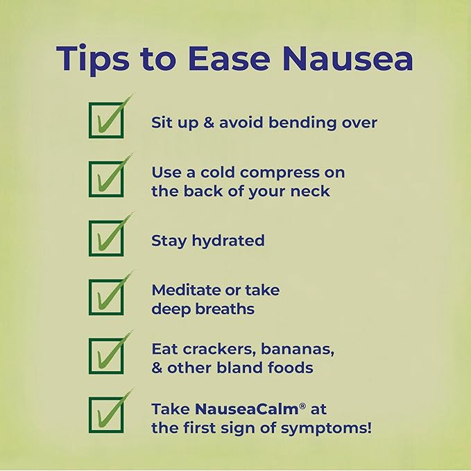 Boiron NauseaCalm Tabs - 100 Count - Relief for Upset Stomach, Nausea, and Vomiting Due to Stomach Flu, Overindulgence, or Motion Sickness - Non-Drowsy Nausea Calm Meltaway Tablets
