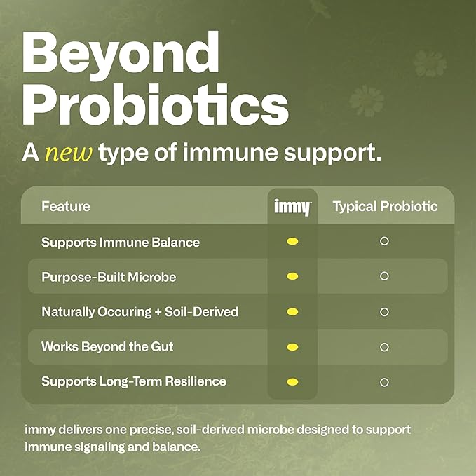 IMMY Immune Supplement for Mood Support and Gut Health, 90 ct. - Supports Joint Relief, Focus & Mood Support, Natural Calming Aid