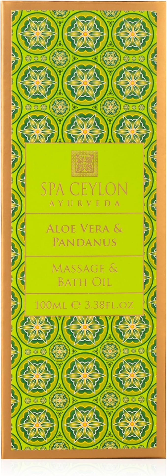 SPA CEYLON Aloe Vera & Pandanus Massage & Bath Oil | Natural Therapy Blend | Soothing Body Ritual | Body Oil Massage | Oil for Massage Therapy