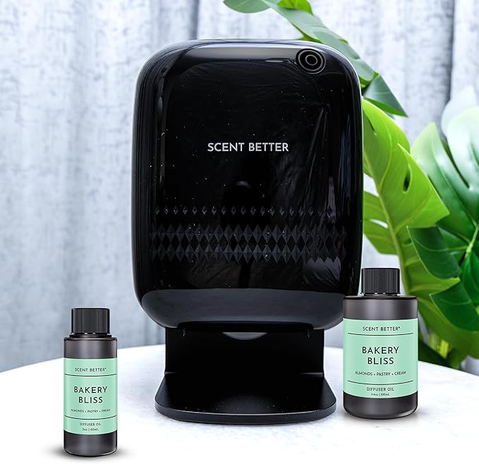 Scent Better Bakery Bliss Aroma Essential Oil Blend: an Aromatherapy Blend of Almond, Cherries, and a hint of Pistachio with for Ultrasonic Diffusers & Nebulizers (3.3 Fl Oz, 100 mL)