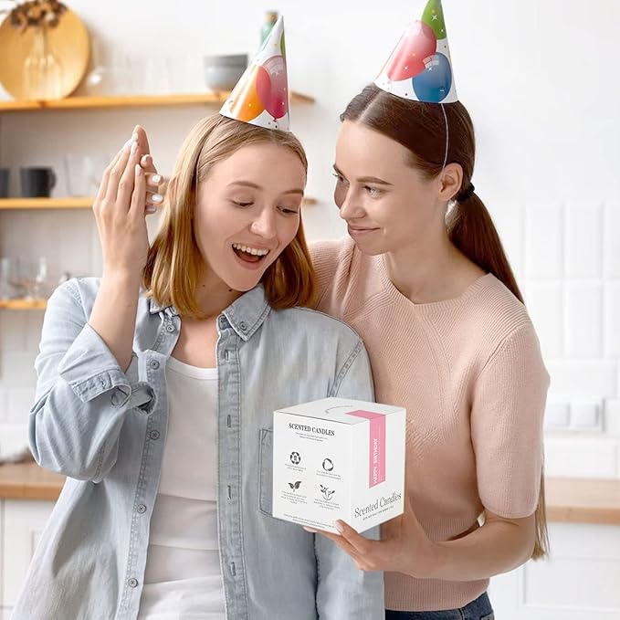 Birthday Gifts for Women, Perfect Birthday Present, Funny Presents for Mom, Friends, Wife, Sister, 7oz Vanilla Cream-Scented Candle