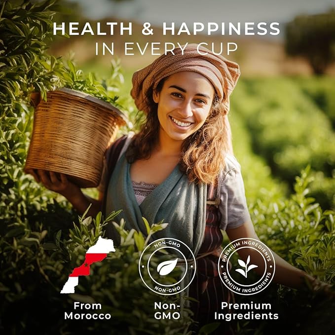 Gya Tea Co Chamomile Herbal Tea Pod (16 Count)- Decaf Wellness Tea for Body Comfort & Relaxing