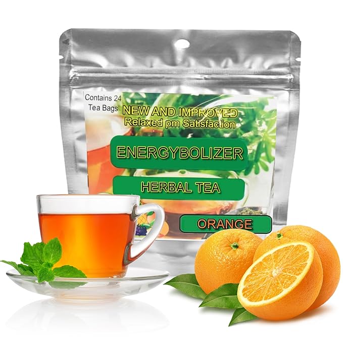 Energybolizer Perfect Weight Herbal Tea, 24 Bags (Orange) – Natural Herbal Tea for Men and Women to Support Digestion and Overall Wellness