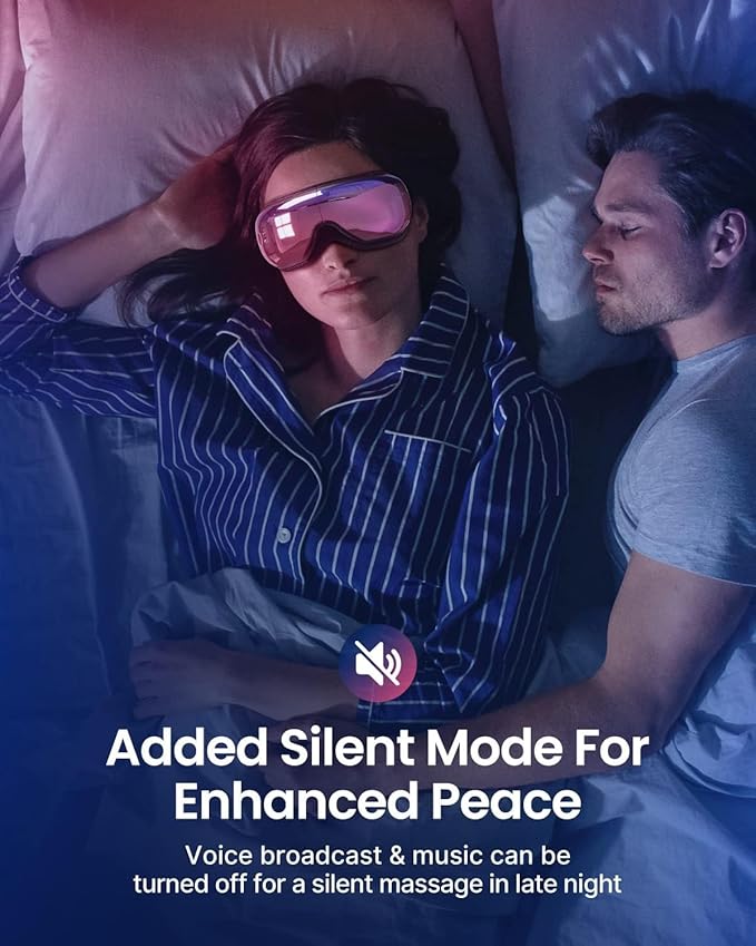 RENPHO Eye Massager with Heat,FSA Eligible HSA Eye Mask for Migraine,Sleep Mask for Dry Eyes Relax, Reduce Strain for Her Him Women Mom Men Dad Eyeris 1