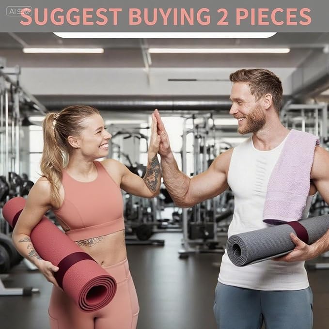 25" Yoga Mat Strap | Slap Band Holder for Carrying and Storage Mats | Rolled Scrunchie Yoga Essential Accessory