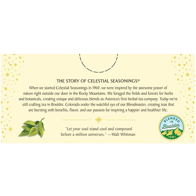 Celestial Seasonings Sleepytime Mint Herbal Tea - Caffeine Free Sleep Tea, 20 Tea Bags Per Box (Pack of 6)