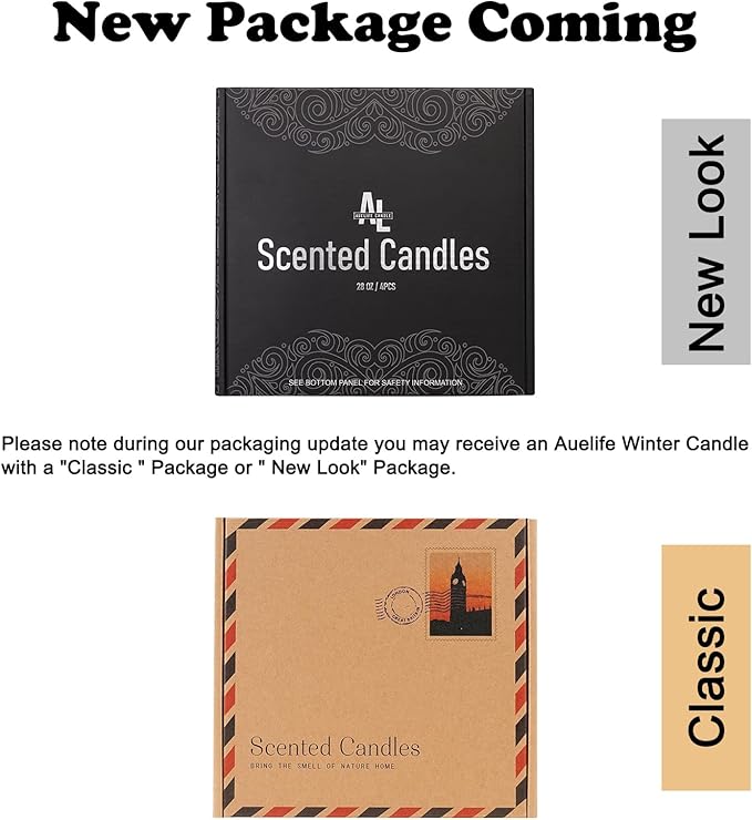 Scented Candles Set | Men Candle Set, Scented Candles for Home, Gifts for Men Aromatherapy Gift Set - 4 Pack Manly Gifts for Dad Fathers Day, Soy Candle of Leather/Smoke & Vanilla/Oak/Lavender