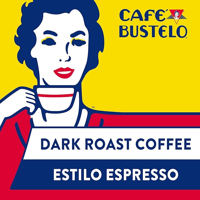 Café Bustelo Espresso Style Dark Roast Coffee, 72 Count Keurig K-Cup Pods