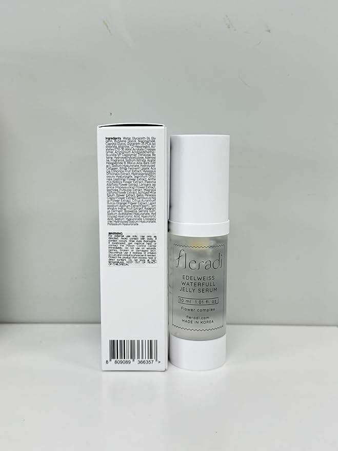Edelweiss Essence: 30% Flower Extract Jelly Serum - Non-Sticky Hydration, Crafted by Renowned Korean Skincare Experts