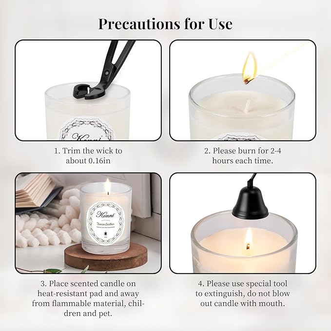 KONNI Scented Candles,Jar Candle,Aromatherapy Candle, Soy Wax Candles,7.4oz,40H Burn Time, Candle Gift for Women & Men Christmas Birthday Mom Best Friends（Dappled Shade）