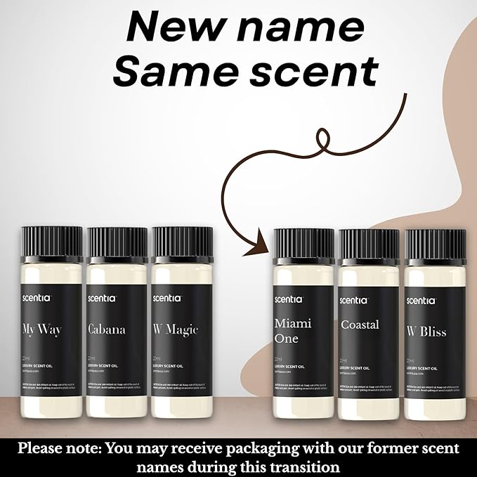 Scentia Diffuser Oil|Inspired by Luxury 5 Star Resorts | Aromatherapy Fragrance Oil | Notes of Cardamom, Leather Cinnamon & Sandalwood, Essential Oil Blend Gift Set - 3 x 20 ml -The 1 Hotel, W Hotel