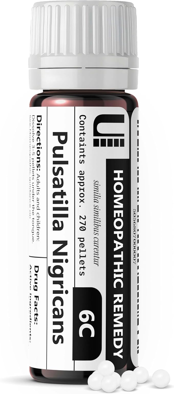 Pulsatilla Nigricans 6C Homeopathic Remedy, 270 Pellets