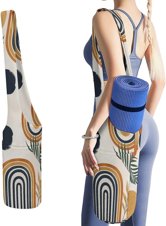 KKdskkds Fantasy Evil EyesYoga Mat Bag Large Opening Long Tote Yoga Mat with Pocket Fit Most Size Mats