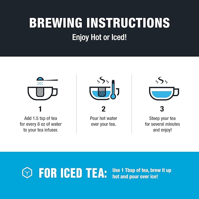 Tiesta Tea - Sexy Hot Christmas, Loose Leaf, Cocoa Chili Black Tea, Premium Blend, High Caffeinated Spicy Black, Make Hot or Iced Tea & Brews Up to 200 Cups, 16oz Resealable Bulk Pouch