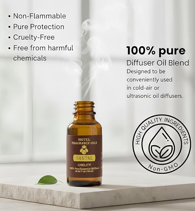Hotel Diffuser Oil Essential Oils Set, Inspired by Luxury 5-Star Hotel, Baccarat Rouge, Dream On, Dubai, My Way, Santal, Fragrance Oil Set (10(ML), Dream ON)