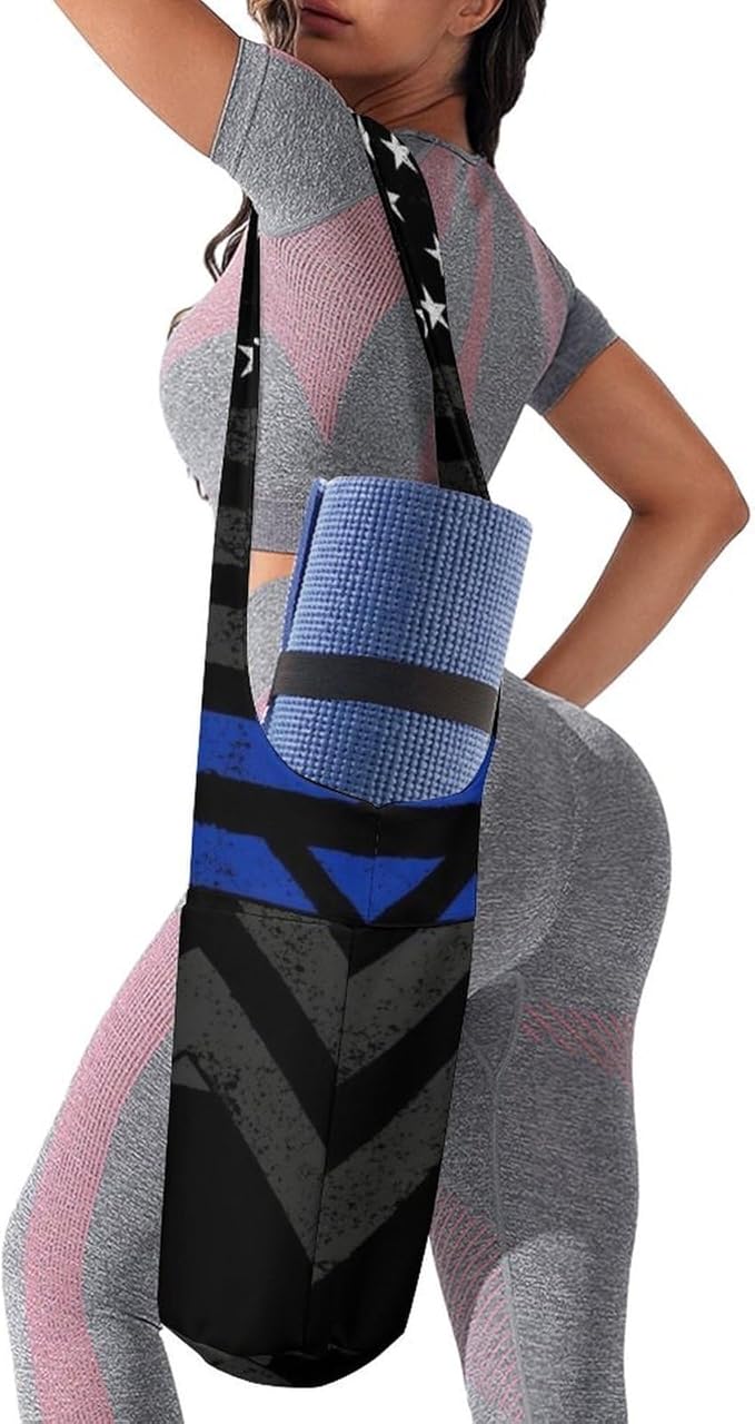 Aiyoolee Yoga Mat Bag Large Tote Carrier Holder with Water Bottle Pocket Yoga Bags