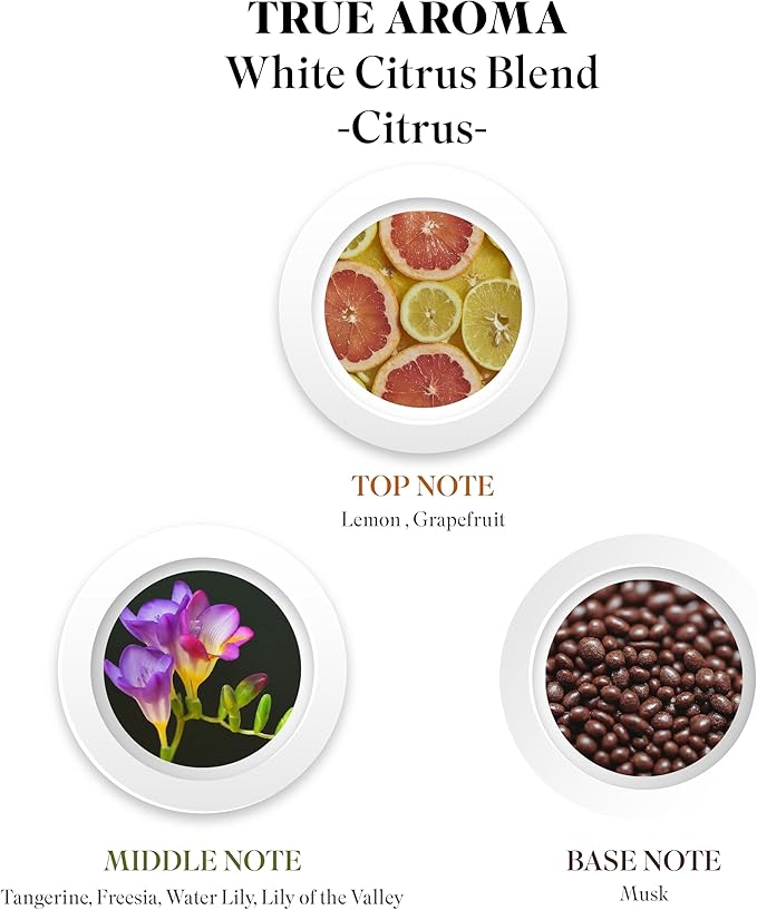 White Citrus Essential Oil | White Citrus Essential Oils for Aroma Diffusers | Luxury Essential Oil Blend 10 ML