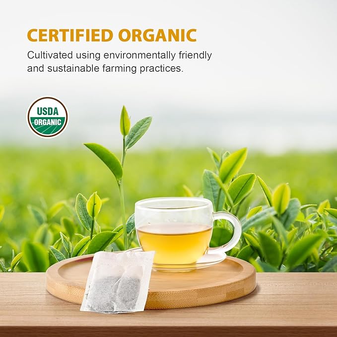 Soeos Organic Oolong Tea, 200 Tea Bags (2 Pack), Low Caffeine, Perfect Alternative to Coffee, Hot and Cold Brew, Fresh and Healthy Oolong Tea