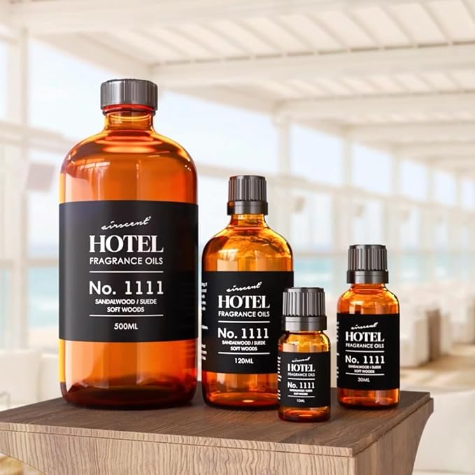 AirScent My Way Diffuser Oil Inspired by The 1 Hotel Miami Scent - Premium Fragrance Oil Blend for Ultrasonic and Waterless Diffusers and Crafting - 500 mL, 16.9 fl oz Glass Bottle