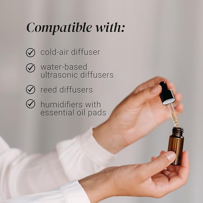 Rose Garden Essential Oils for Diffusers for Home, Nature-derived Rose Essential Oil, Long-Lasting & Family-Friendly Diffuser Oils Scents, IFRA Certified, Cold Air & Ultrasonic – 0. 33 oz