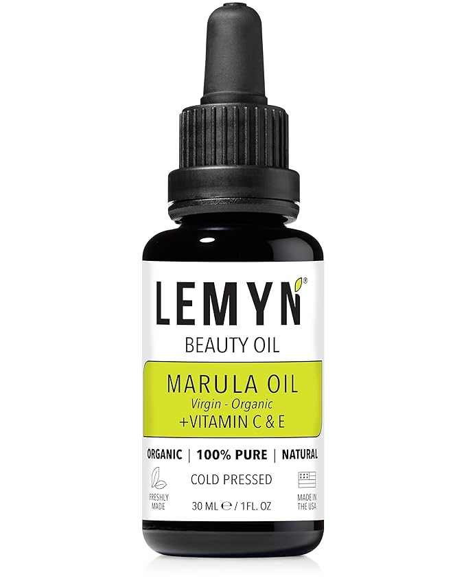 Virgin Marula Face Oil | Supercharged with Vitamin C & E | Freshly Made | Intense Hydration & Radiance Boost | Anti-Aging Skin Care and Face Moisturizer | Organic – Vegan – Cruelty-Free