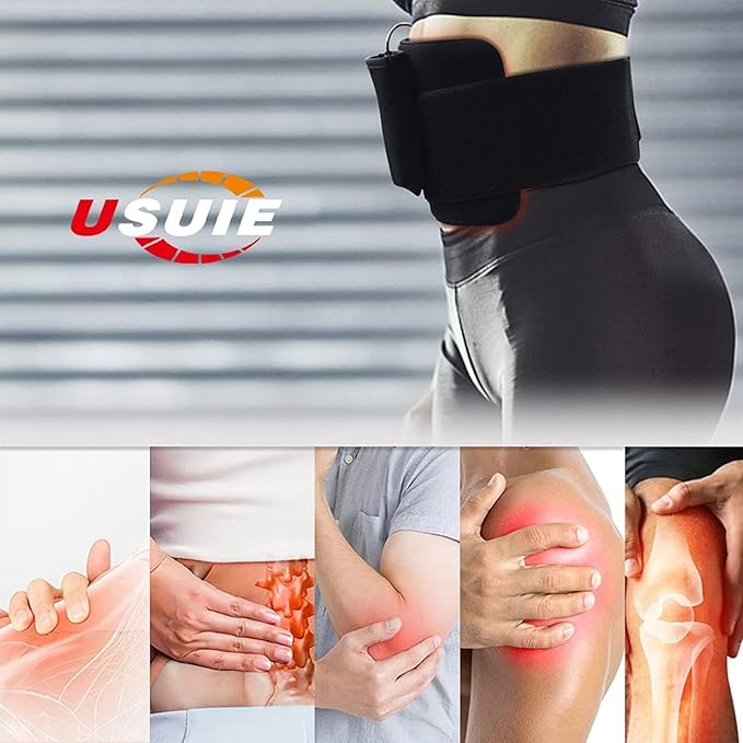 USUIE Red Light Therapy Belt for Body, Infrared Light Therapy Device, LED Flexible Wearable Wrap, with Timer for Back Shoulder Waist Muscle Pain Relief Gift for Woman and Man