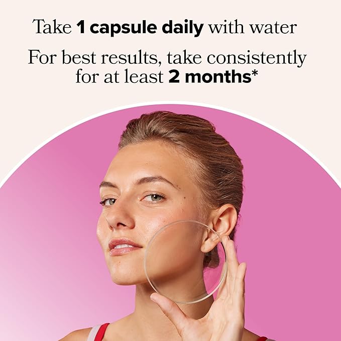 O Positiv FLO Acne Capsules – Reduce Number and Severity of Pimples, Whiteheads, Blackheads, and Pustules on Face, Back, and Body – Colostrum-Derived Lactoferrin, Zinc and Vitamin E – 30 Servings