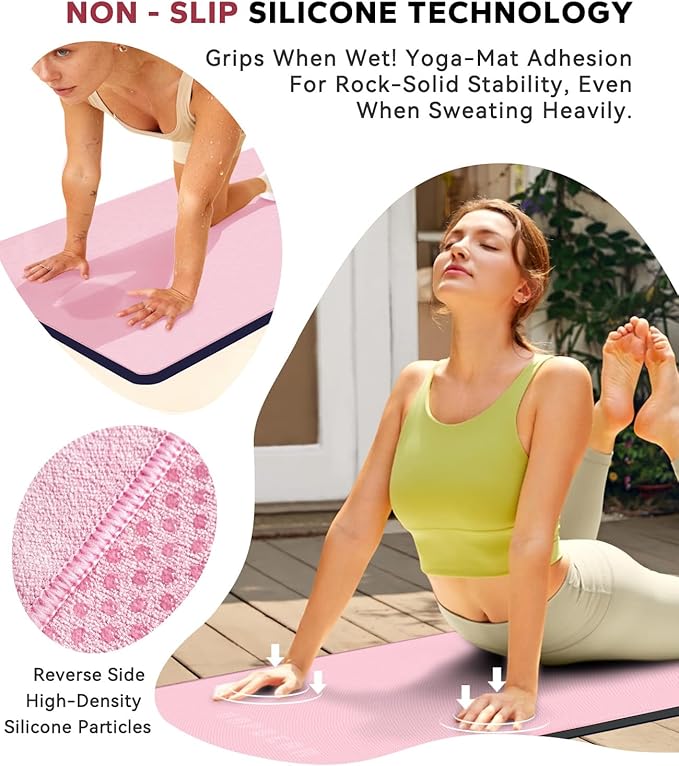 HAPBEAR Hot Yoga Towel - Non Slip Yoga Mat Towel with Grip Dot, Super-Absorbent, Soft Microfiber Towel for Hot Yoga, Pilates and Fitness