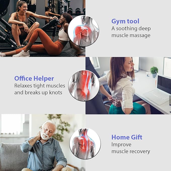 Manual Massage Roller Ball Massage Tool for Myofascial Release, Trigger Point Therapy, Muscle Knots,Back/Neck Pain, Muscles Recovery and Stress Relief