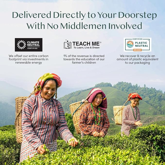 VAHDAM, Butterfly Pea Flower Tea Bags (40 Pyramid Teabags) Vegan, Non-GMO | Delicate & Earthy | Direct From Source - Plant Based Biodegradable Tea Bags | Brew Iced Tea, Cooking, Mocktails & Cocktails