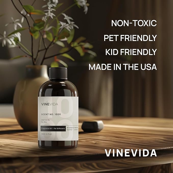 VINEVIDA (128oz) Hotel Fragrance Collection Diffuser Oil - Hotel Scents Diffusers for Home - Cold Air Diffuser Oil - Hotel Scent Essential Oil - Scent No.1012 Inspired by Ritz Carlton Hotel