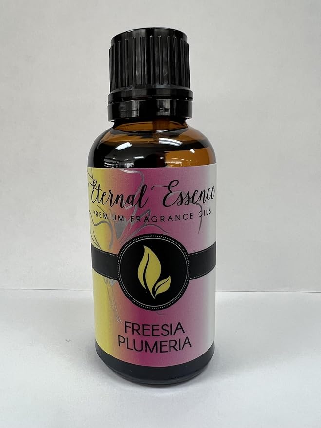 Eternal Essence Oils Freesia Plumeria 30ml Premium Fragrance Oil - for Candle, Soap Making, Aromatherapy, Diffusers, Home Care, & Humidifiers