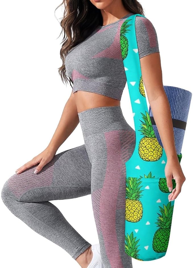 Meaudiwes Large Size Yoga Mat Bag with Long Strap, Yoga Mats Carrier Storage Bag, Exercise Mat Holder Accessories