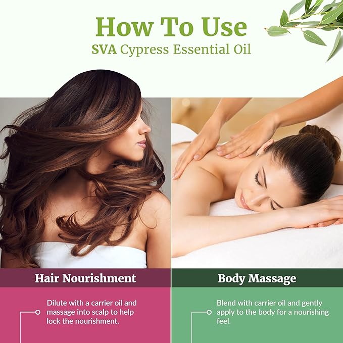 SVA Lemon Eucalyptus Essential Oil – 4 Fl Oz – 100% Natural Citriodora Oil - for Diffuser, Hair Care, Face, Skin Care, Aromatherapy, Scalp and Body Massage, Soap and Candle Making – with Dropper