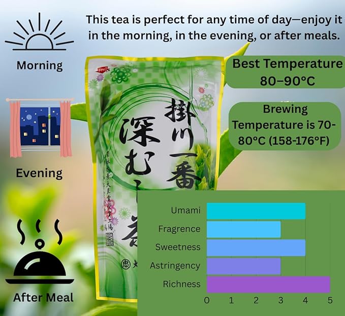 Otsuka Green Tea Co - First Spring Blend – Authentic Japanese First Harvest Kakegawa Number One Deep Steam Sencha Green Tea 300g - Direct Imported From Japan Kakegawa City