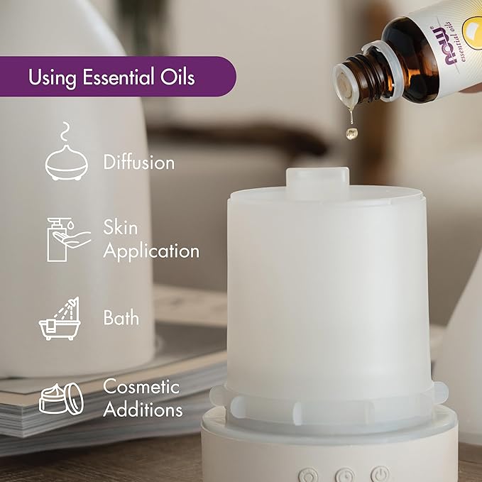 NOW Essential Oils, Peppermint Oil, Invigorating Aromatherapy Scent, Steam Distilled, 100% Pure, Vegan, Child Resistant Cap, 16-Ounce
