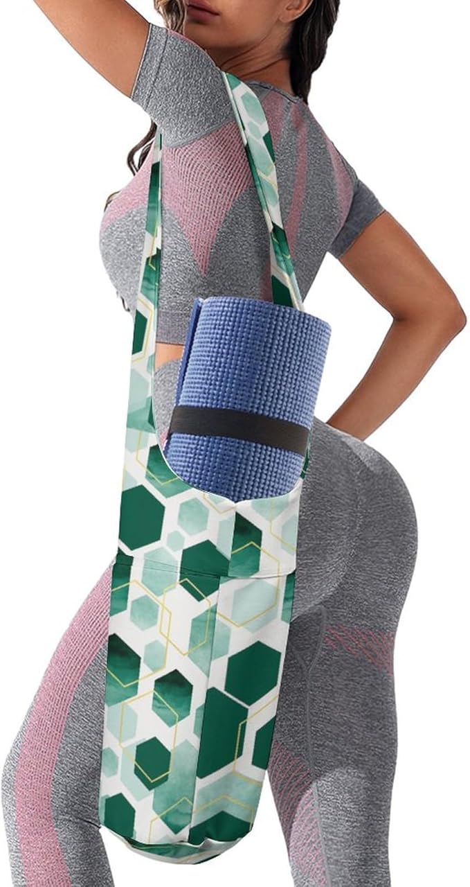 KKdskkds Fantasy Evil EyesYoga Mat Bag Large Opening Long Tote Yoga Mat with Pocket Fit Most Size Mats