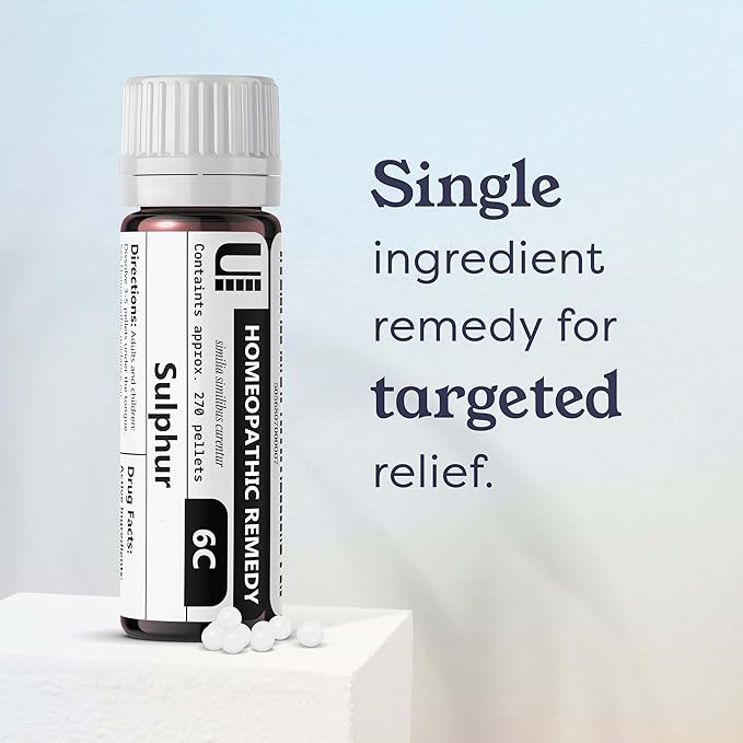 Sulphur 6C Homeopathic Remedy, 270 Pellets